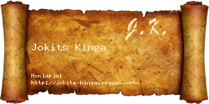 Jokits Kinga névjegykártya